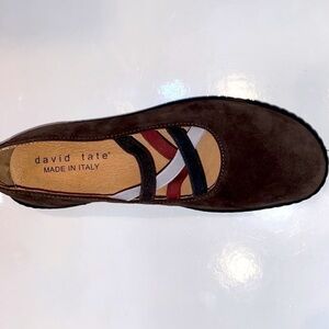 DAVID TATE MIKA CASUAL NEUTRAL SUEDE BROWN SLIPON ACTIVEWEAR SHOES 7N